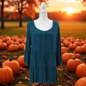 Westbound Teal Women's PULLOVER TOP XL VGC